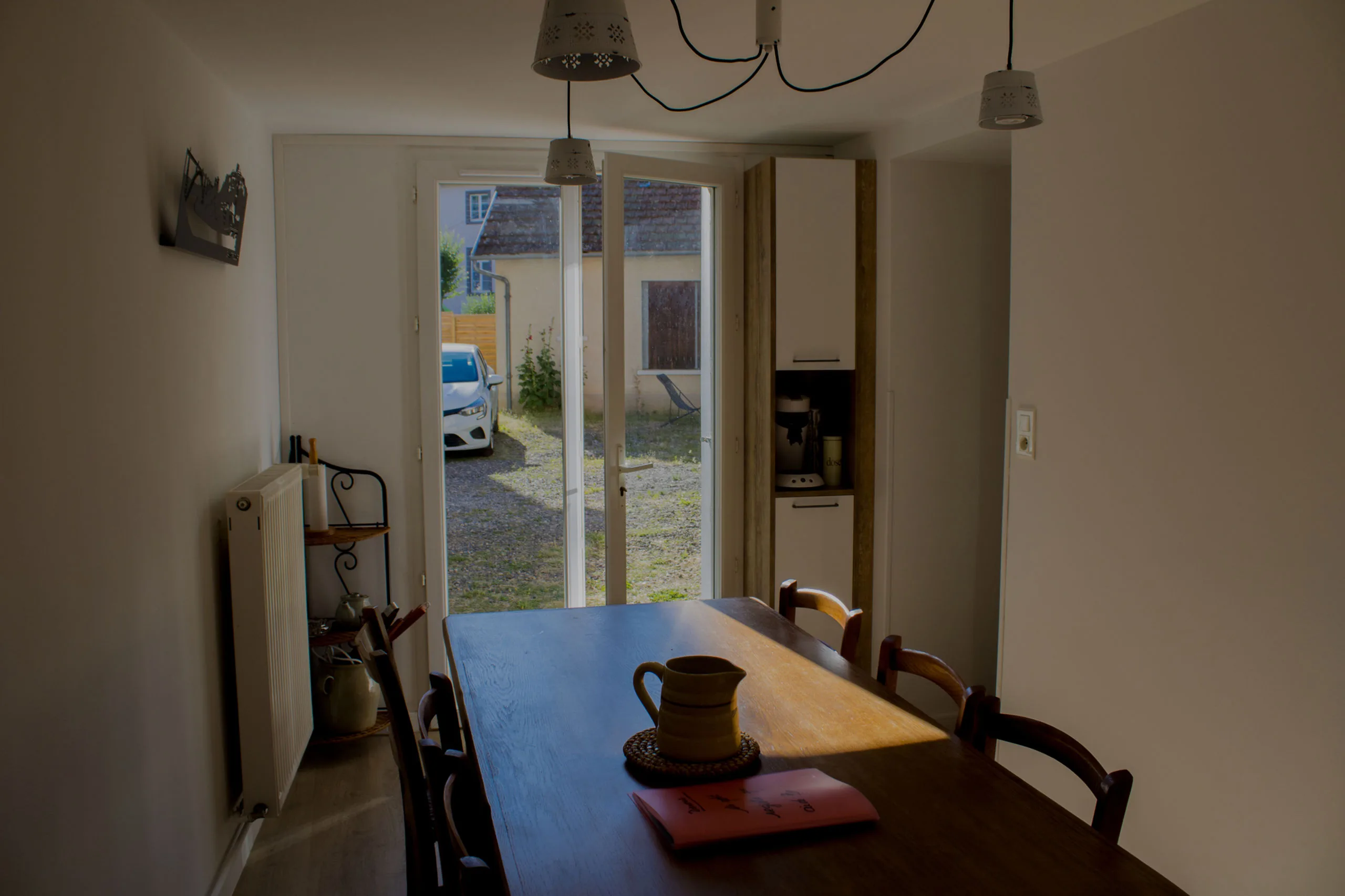 Cuisine lumineuse du gîte